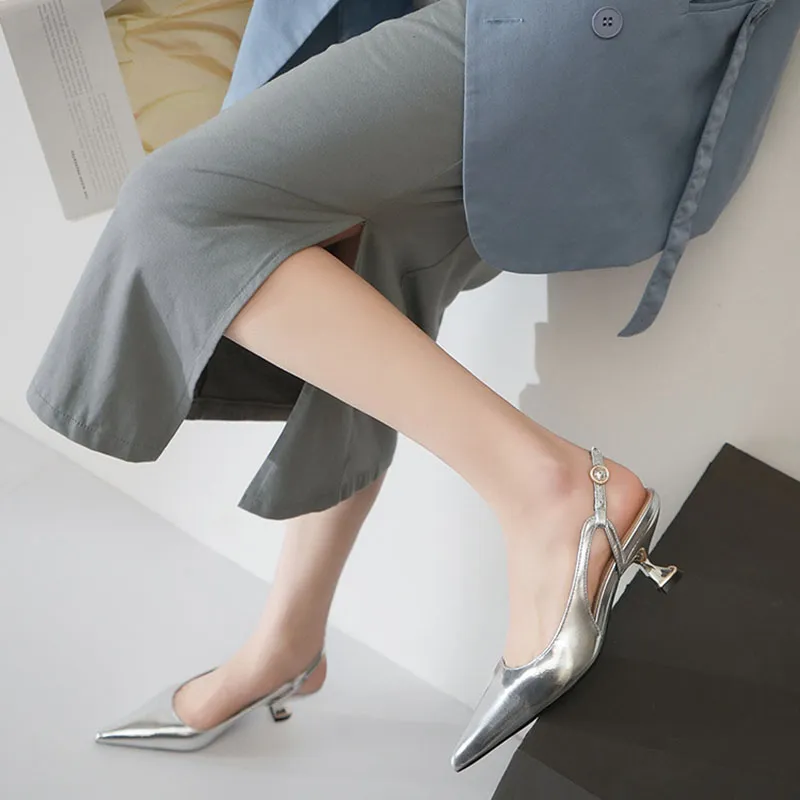 Than Than Me Slim Heel High Heels Women's-7