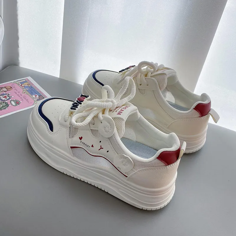 Than Than Me Slip Resistant Breathable Low Top Skateboard Shoes Women's-11