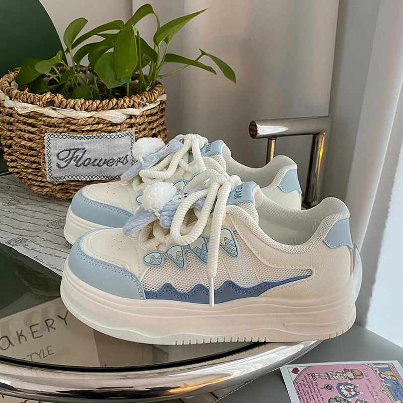 Than Than Me Slip Resistant Low Top Skateboard Shoes Women's-7