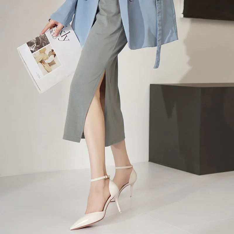 Than Than Me Slim Heel High Heels Women's-9
