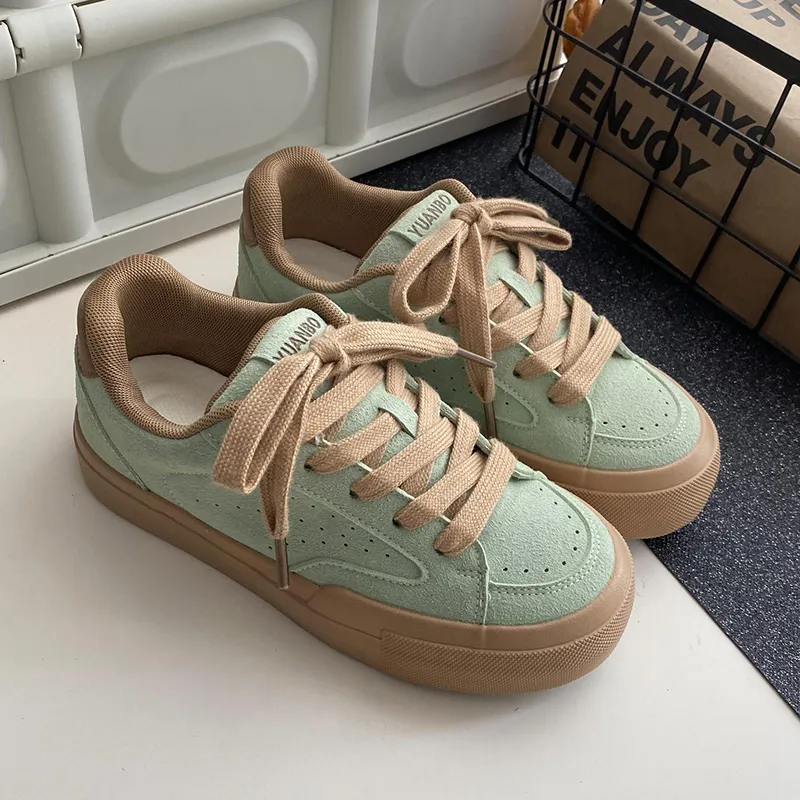 Than Than Me Slip-Resistant Low-Top Skateboard Shoes Women's-14