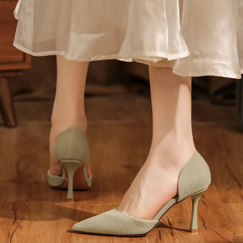 Than Than Me Slim Heel High Heels Women's-5