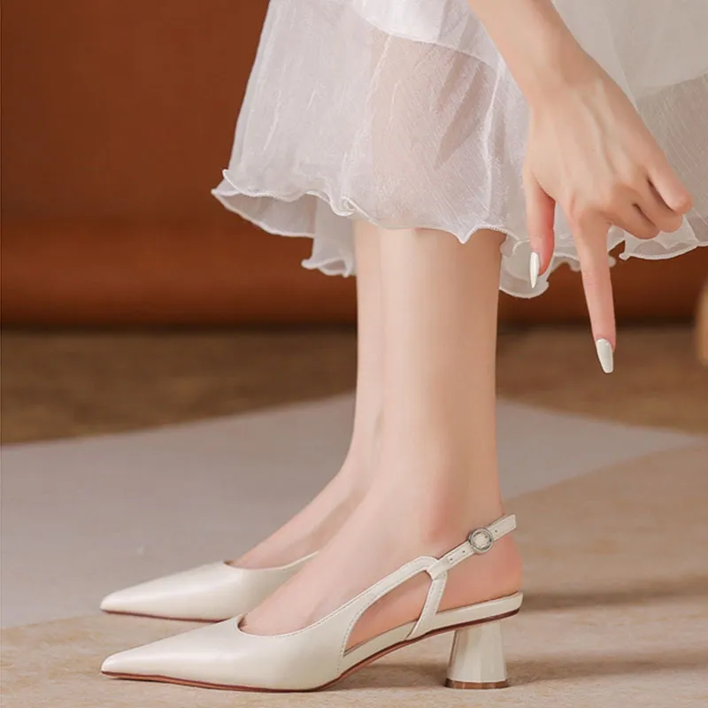 Than Than Me Chunky Heel High Heels Women's-1
