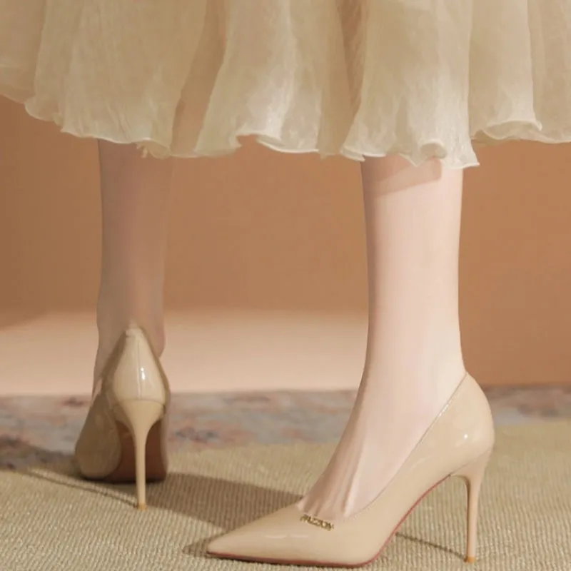 Than Than Me Slim Heel High Heels Women's-11
