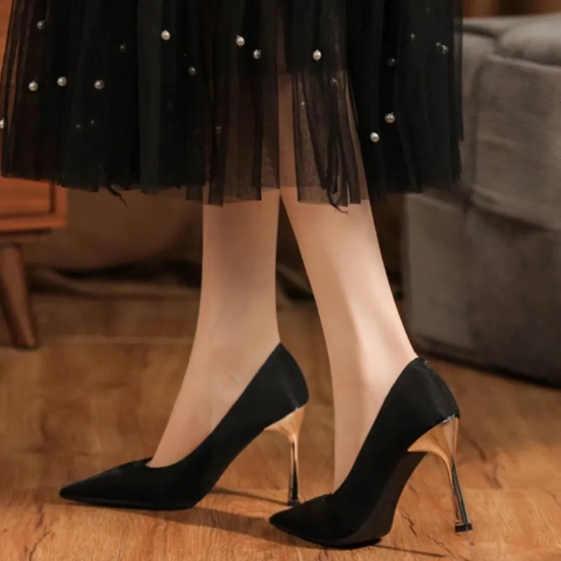 Than Than Me Slim Heel High Heels Women's-1