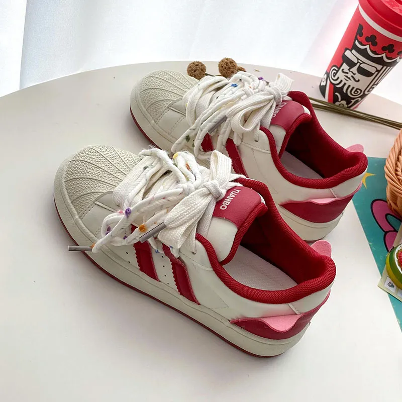 Than Than Me Slip-Resistant Low-Top Skateboard Shoes Women's-7