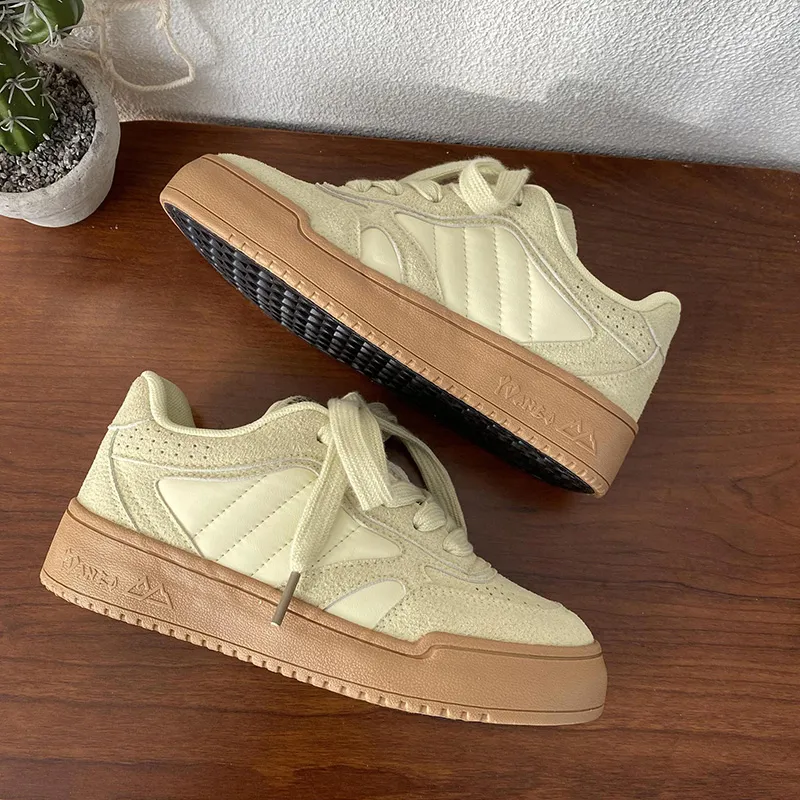 Than Than Me Anti-Slip And Wear-Resistant Breathable Low-Top Skateboard Shoes Women's-14