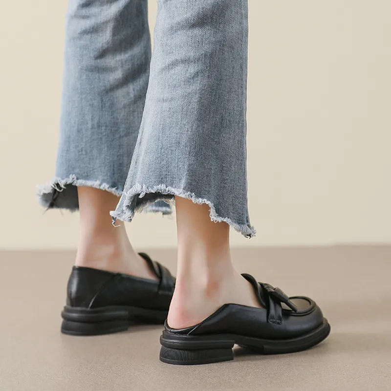 Than than me Loafers Women's Apricot/Black-2