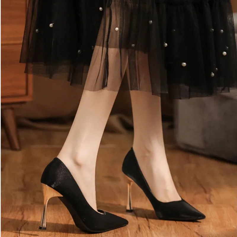 Than Than Me Slim Heel High Heels Women's-3