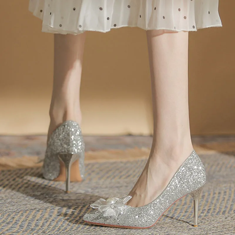 Than Than Me Slim Heel High Heels Women's-2