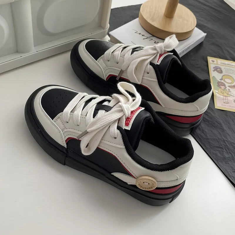 Than Than Me Anti Slip And Wear Resistant Breathable Low Top Skateboard Shoes Women's-3