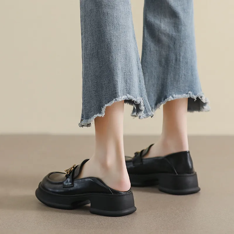 Than than me Loafers Women's Apricot/Black-2