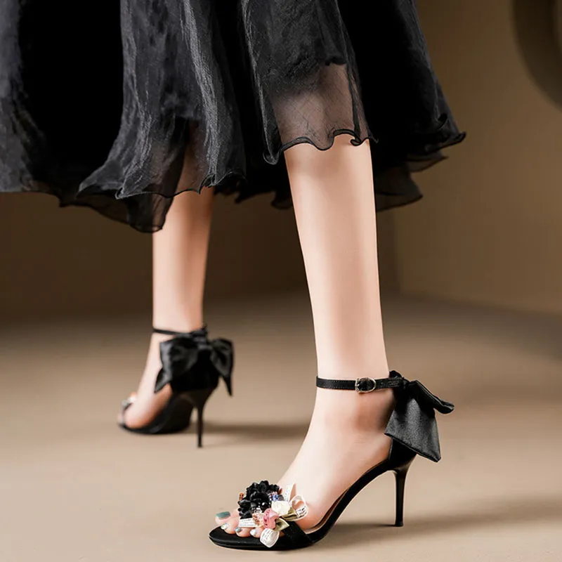 Than Than Me Slim Heel High Heels Women's-4
