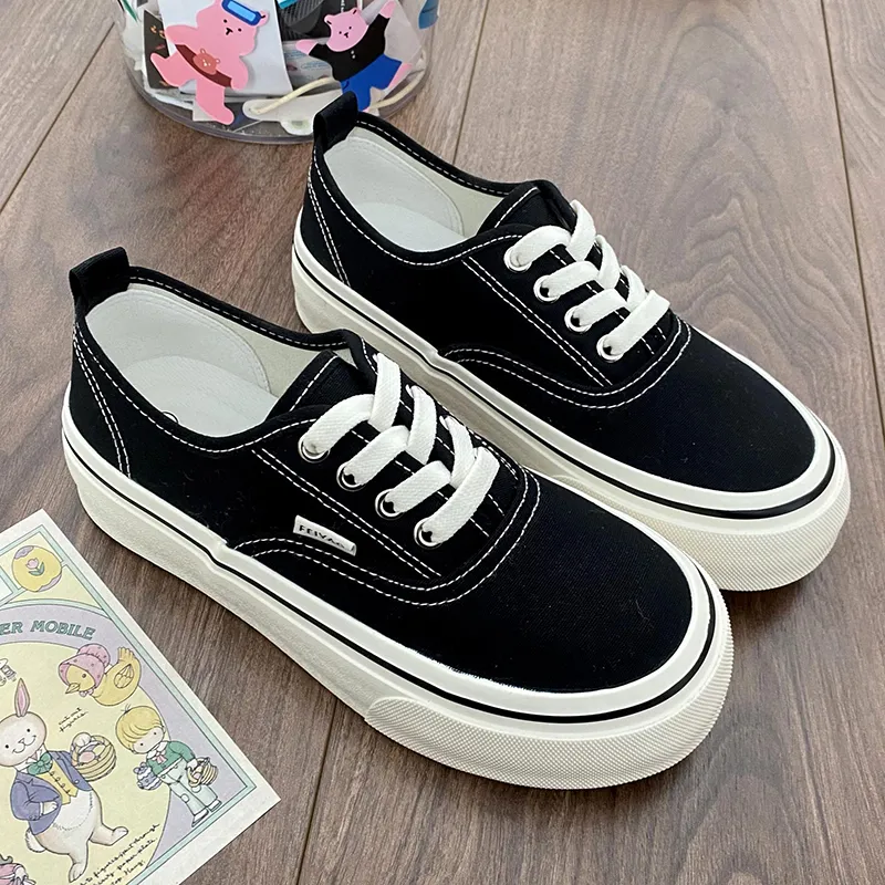 Than Than Me Slip Resistant Low Top Skateboard Shoes Women's-1