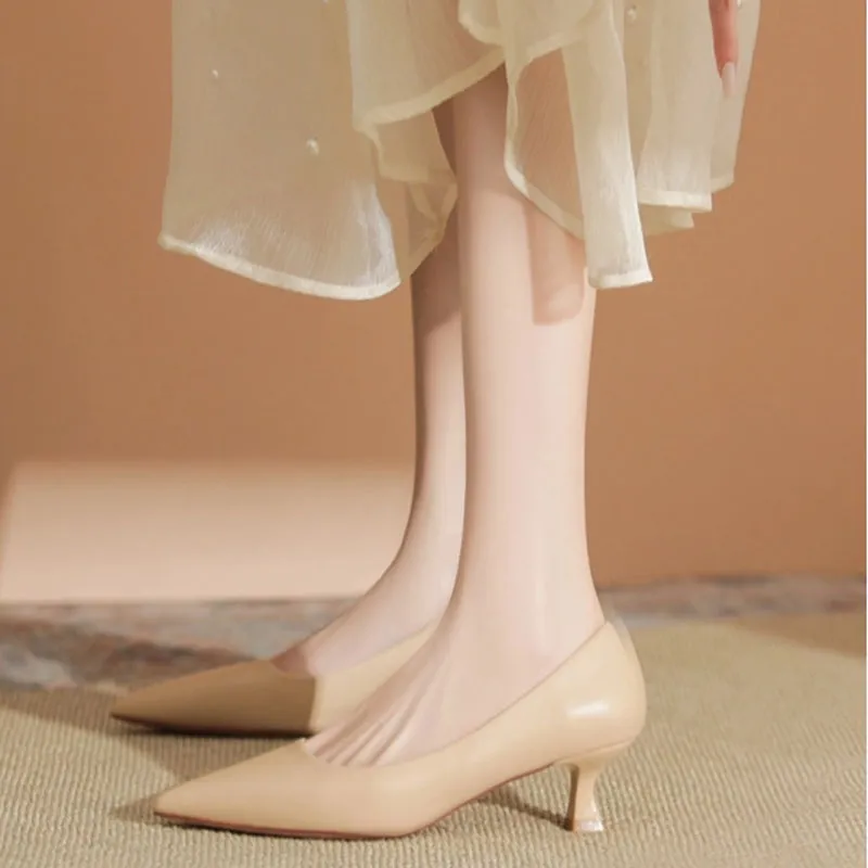 Than Than Me Slim Heel High Heels Women's-10