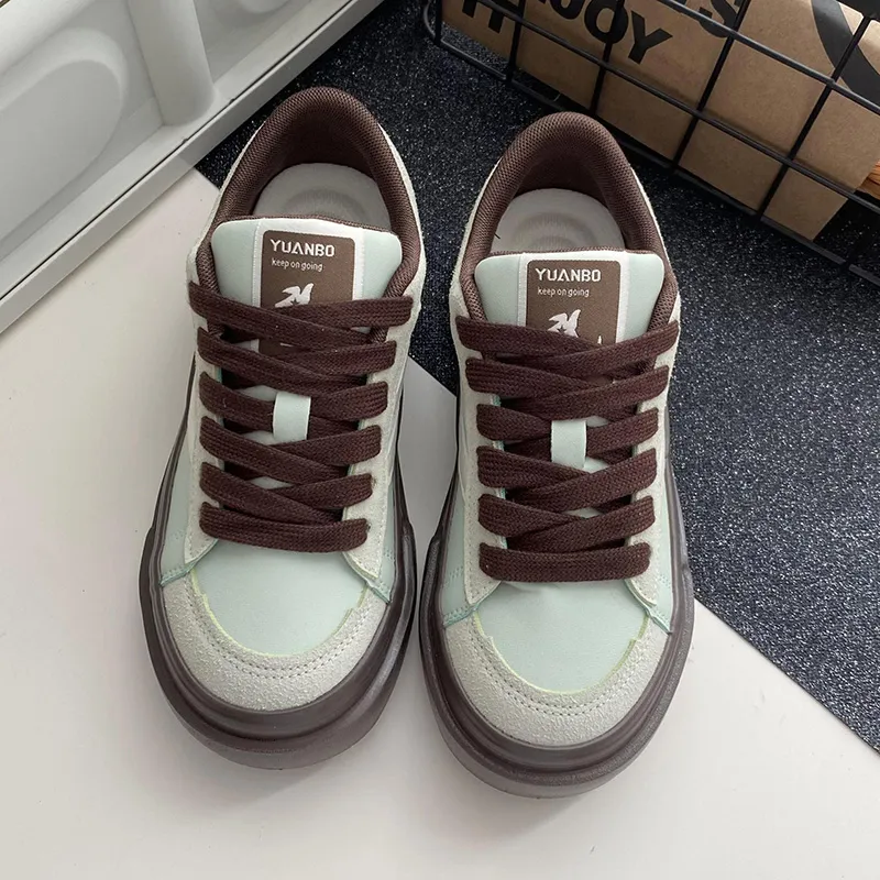 Than Than Me Anti-Slip And Wear-Resistant Breathable Low-Top Skateboard Shoes Women's-13