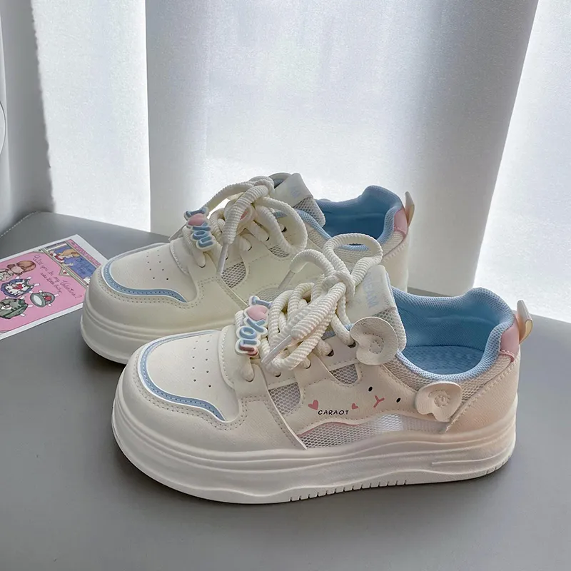 Than Than Me Slip Resistant Breathable Low Top Skateboard Shoes Women's-2