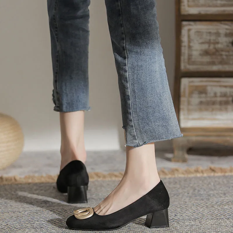 Than Than Me Casual Single Shoes Women's Black-2