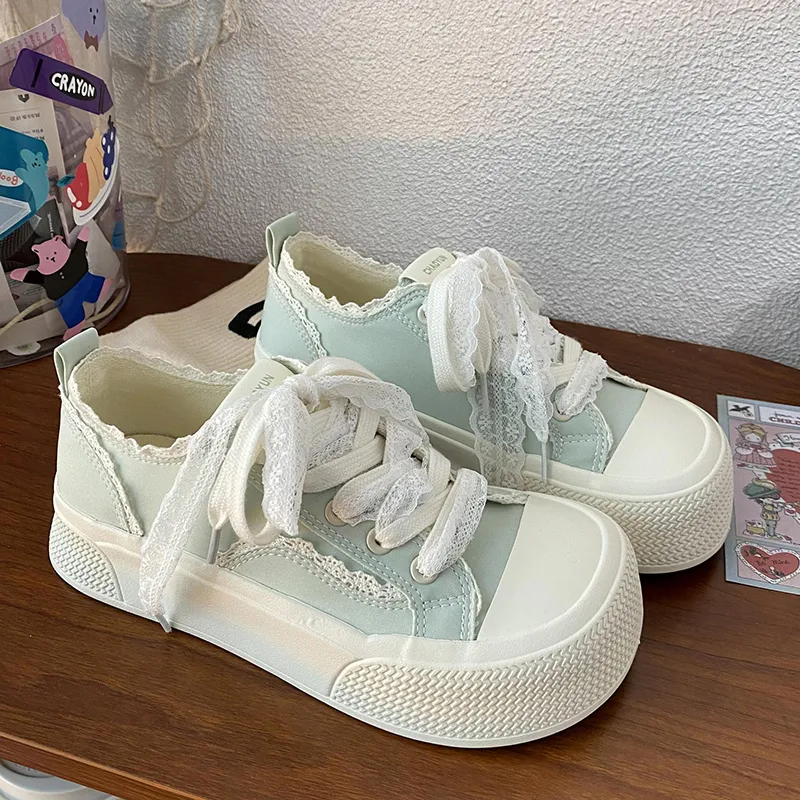 Than Than Me Slip Resistant And Breathable Low Top Skateboard Shoes Women's-7