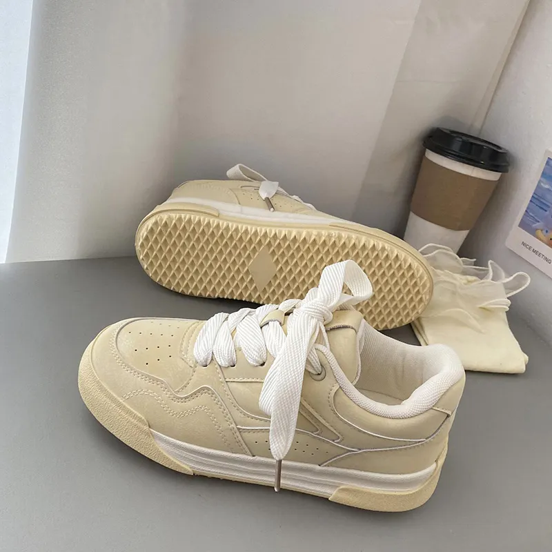 Than Than Me Slip Resistant, Abrasion Resistant, Breathable Low Top Skateboard Shoes Women's-19