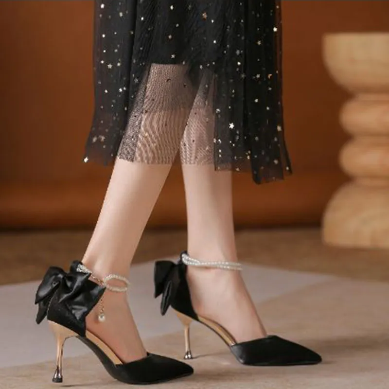 Than Than Me Slim Heel High Heels Women's-1