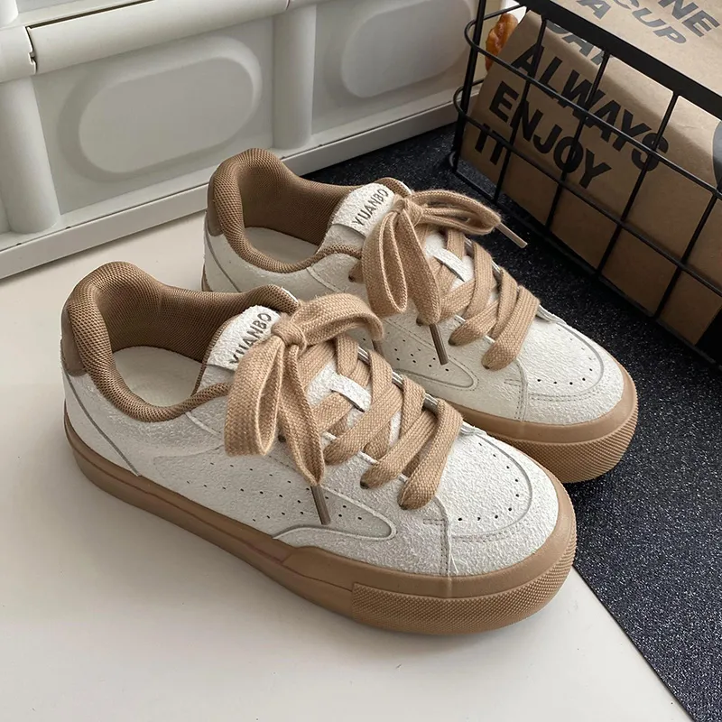 Than Than Me Slip-Resistant Low-Top Skateboard Shoes Women's-1