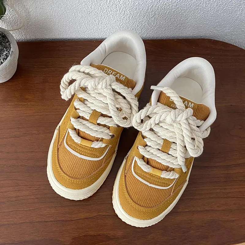 Than Than Me Slip-Resistant Low-Top Skateboard Shoes Women's-6
