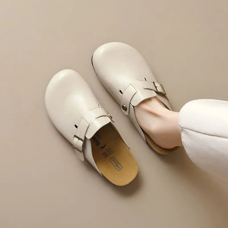 Than Than Me Rubber Sole Slip Resistant Wrap toe Slippers Women's-5