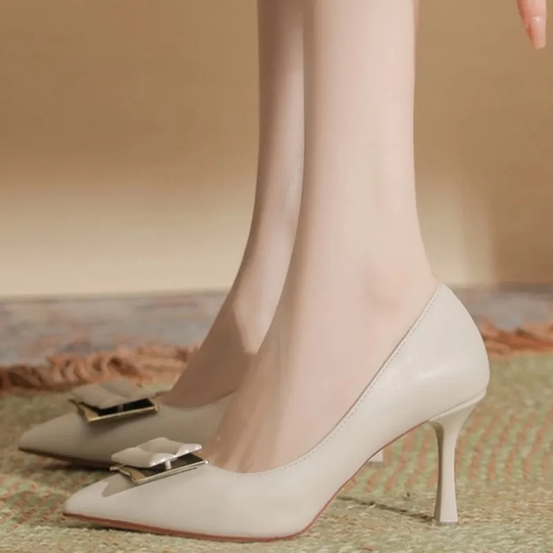 Than Than Me Slim Heel High Heels Women's-6