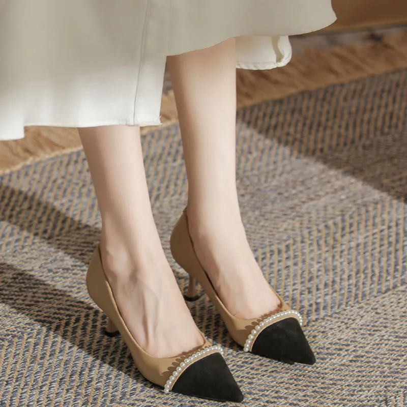 Than Than Me Slim Heel High Heels Women's-9