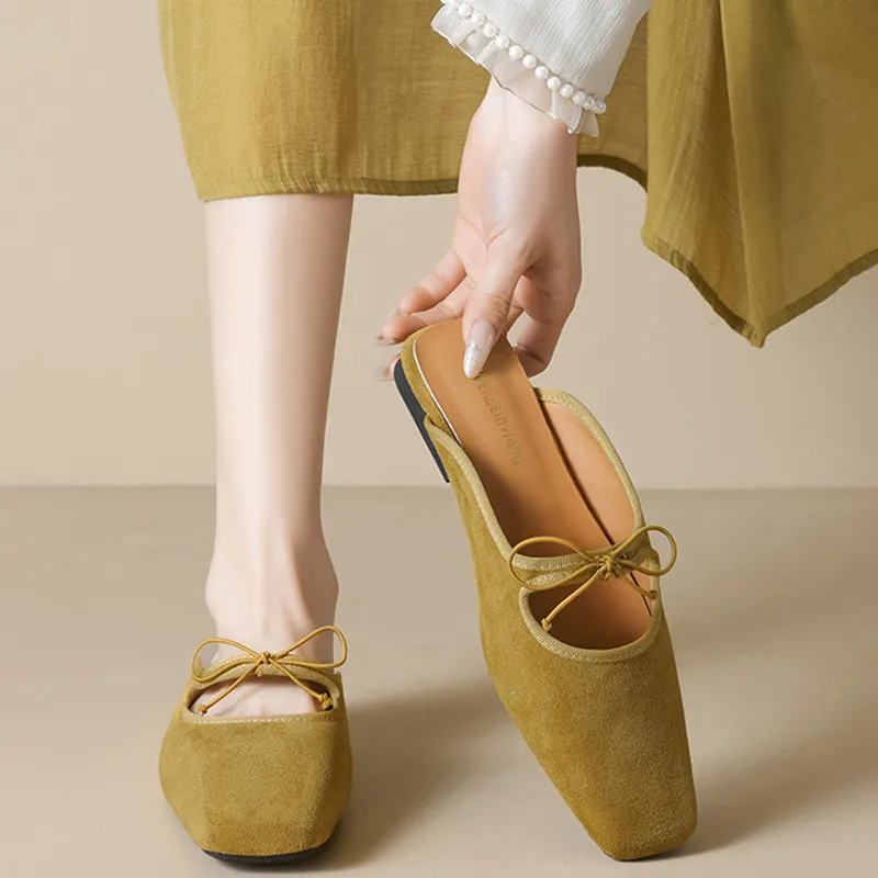 Than Than Me Rubber Sole Slip Resistant Wrap toe Slippers Women's-1