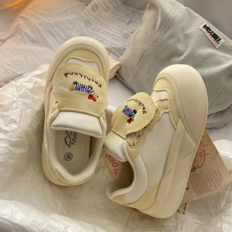 Than Than Me Slip Resistant Low Top Skateboard Shoes Women's-7