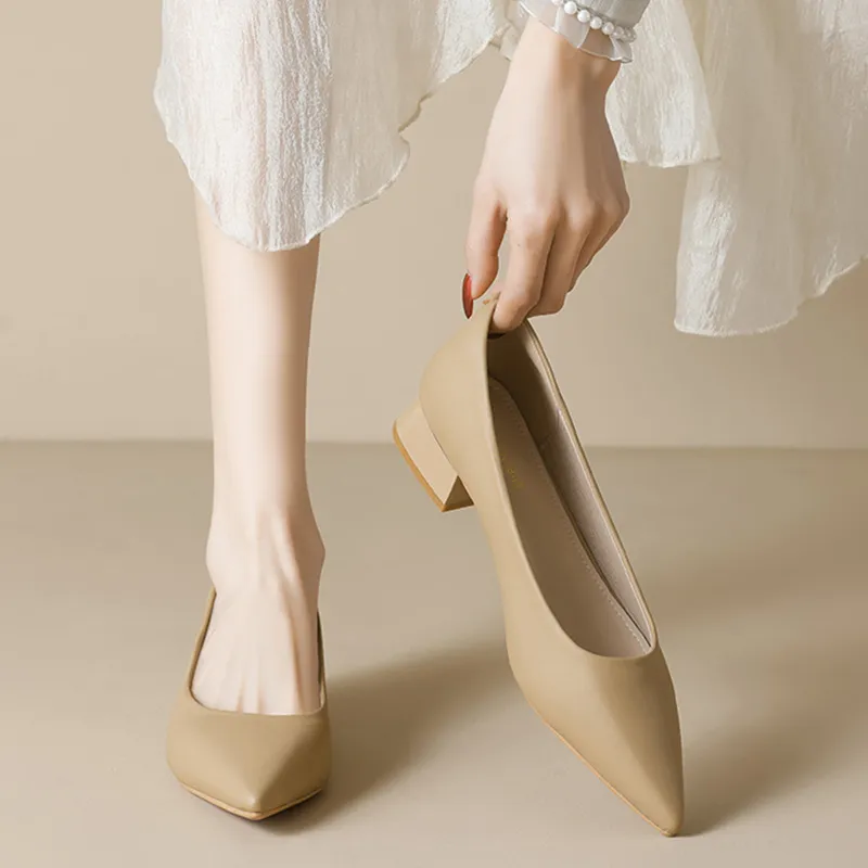 Than Than Me Chunky Heel High Heels Women's-8