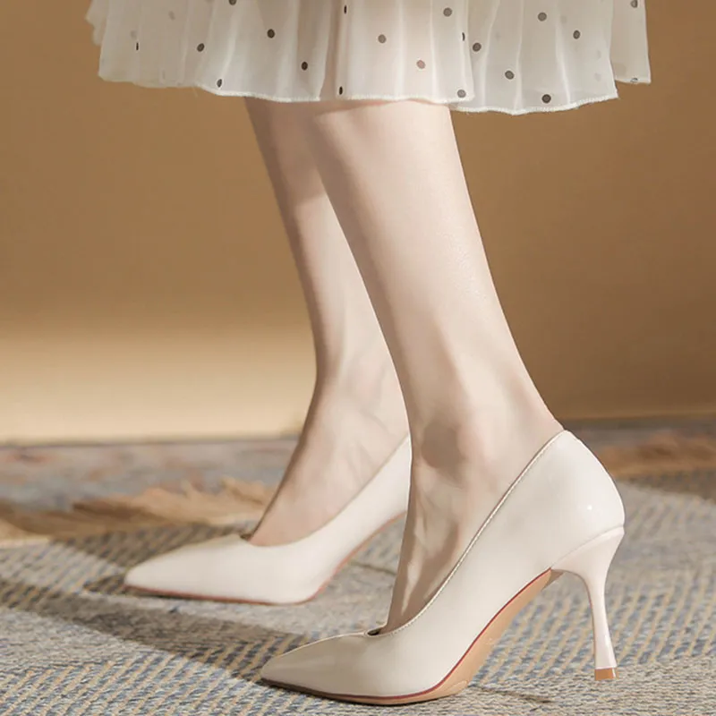 Than Than Me Slim Heel High Heels Women's-14