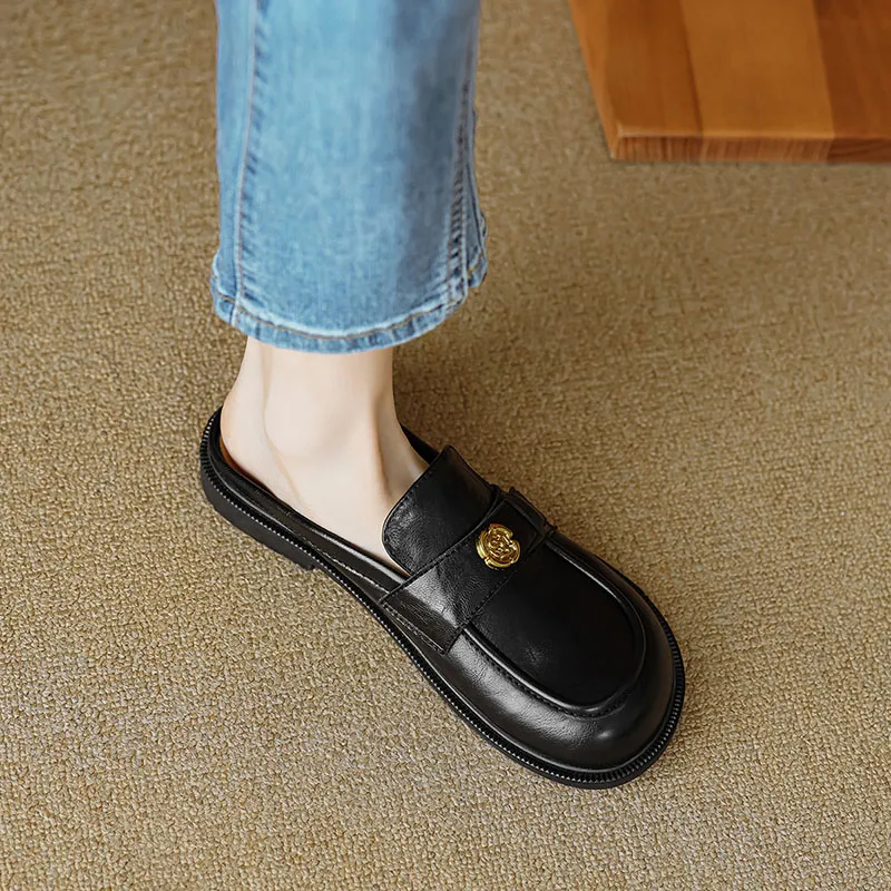Than Than Me Rubber Sole Slip-Resistant Wrap-toe Slippers Women's-3