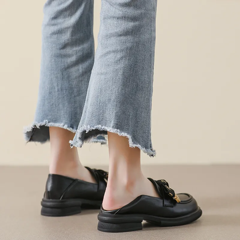 Than than me Loafers Women's Apricot/Black-3