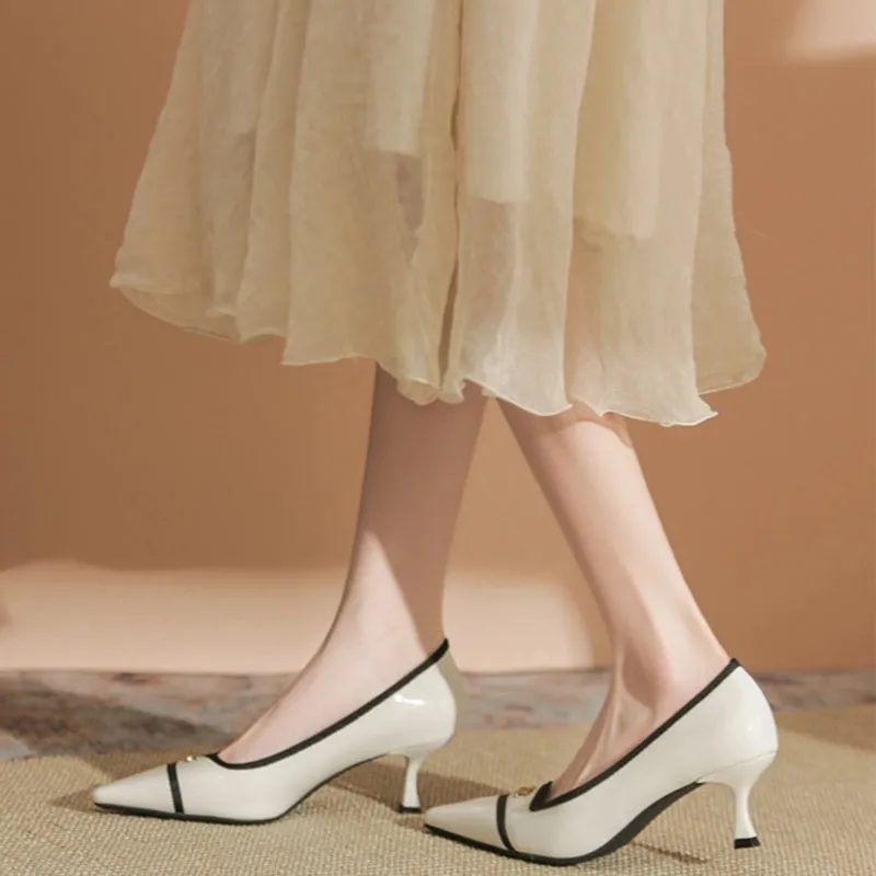 Than Than Me Slim Heel High Heels Women's-3
