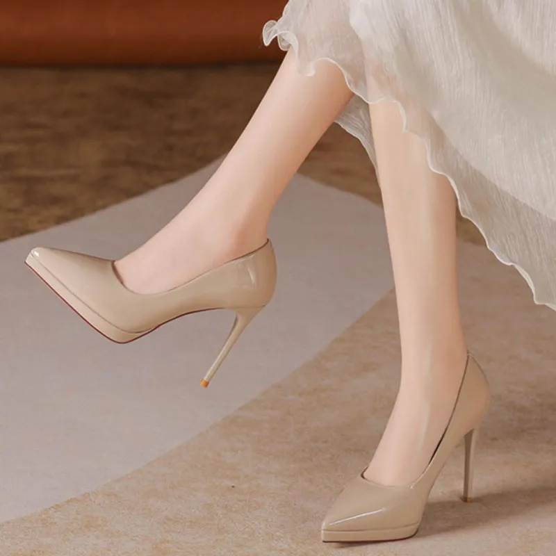 Than Than Me Slim Heel High Heels Women's-13