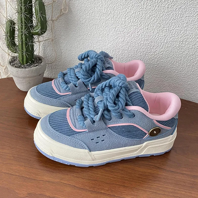Than Than Me Slip-Resistant Low-Top Skateboard Shoes Women's-13