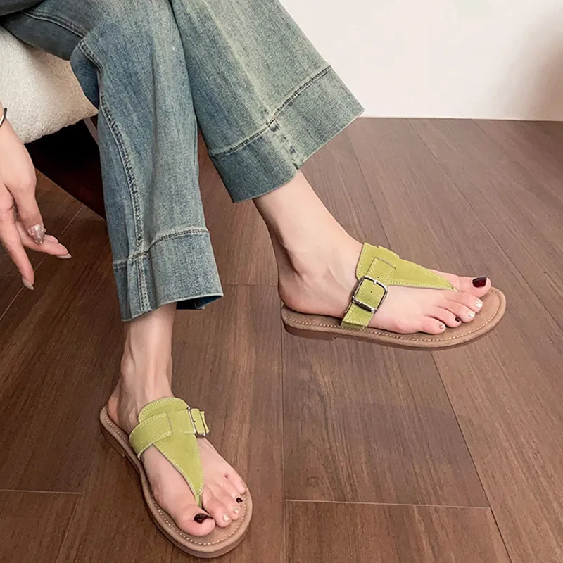 Than Than Me Rubber Sole Slip Resistant Flip Flops Women's-6