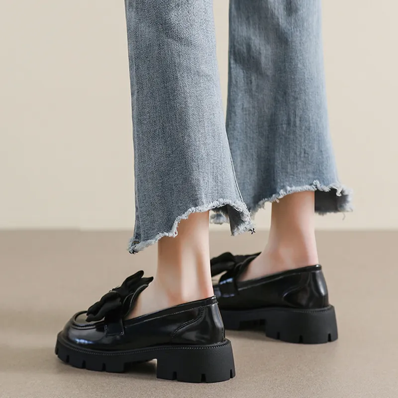 Than Than Me Loafers Women's Black-3