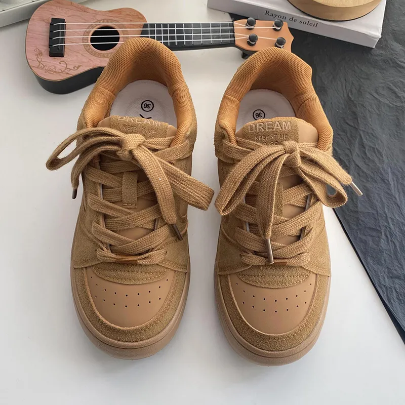 Than Than Me Anti-Slip And Wear-Resistant Breathable Low-Top Skateboard Shoes Women's-13