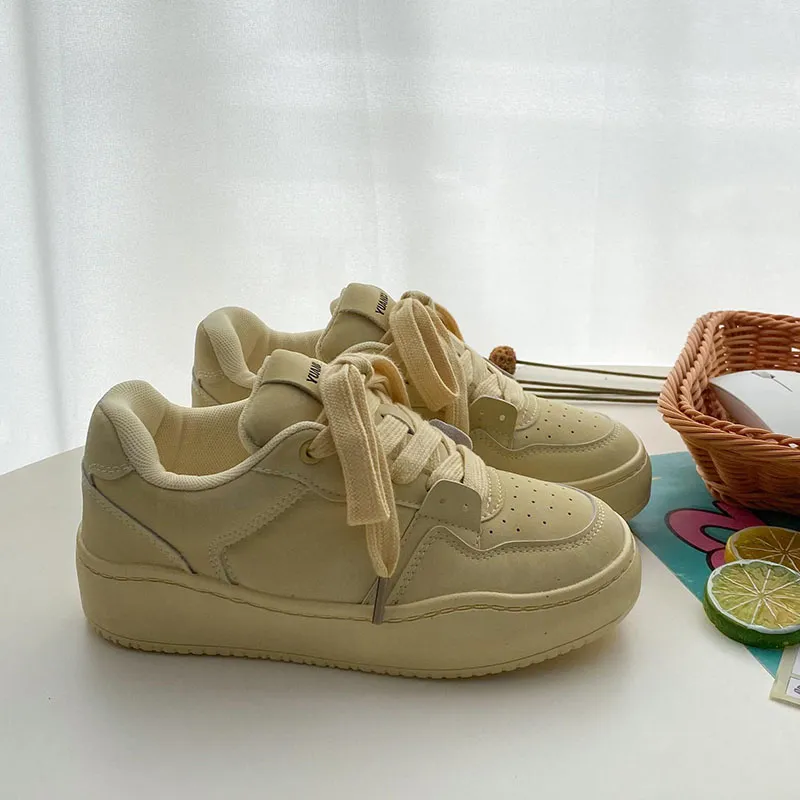 Than Than Me Slip-Resistant Low-Top Skateboard Shoes Women's-6