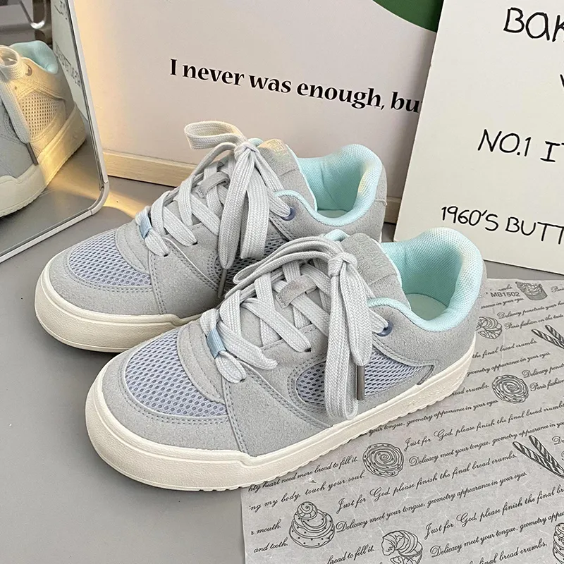 Than Than Me Slip Resistant Breathable Low Top Skateboard Shoes Women's-10