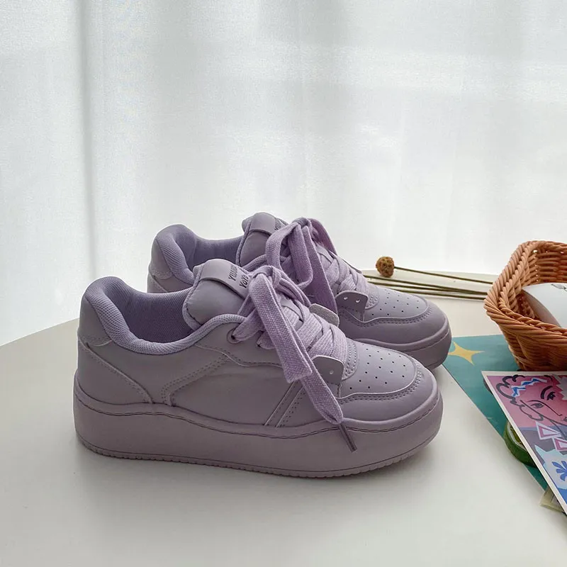Than Than Me Slip-Resistant Low-Top Skateboard Shoes Women's-11