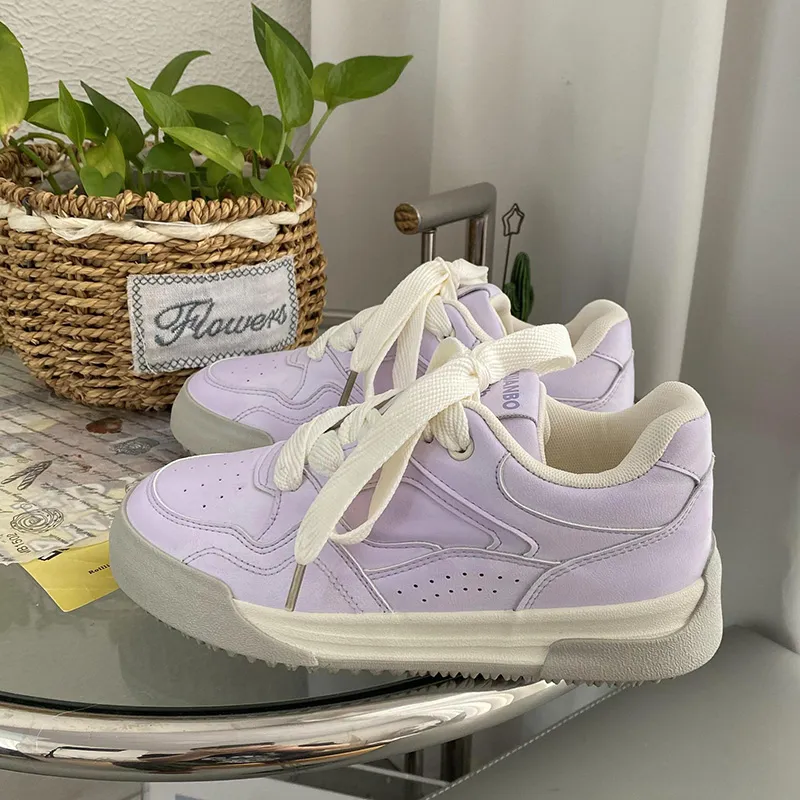 Than Than Me Slip Resistant, Abrasion Resistant, Breathable Low Top Skateboard Shoes Women's-2