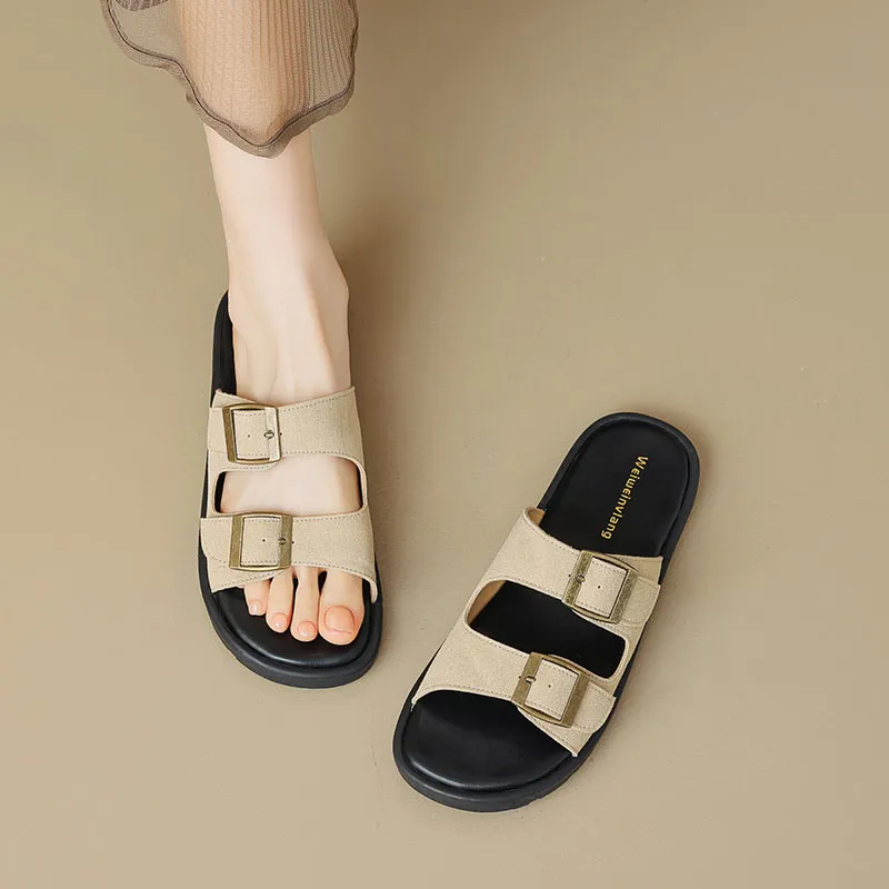Than Than Me Slide Slippers Women's-6