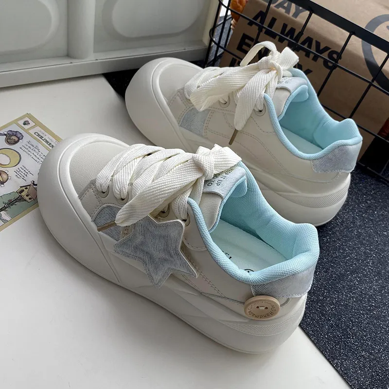 Than Than Me Anti-Slip And Wear-Resistant Breathable Low-Top Skateboard Shoes Women's-3