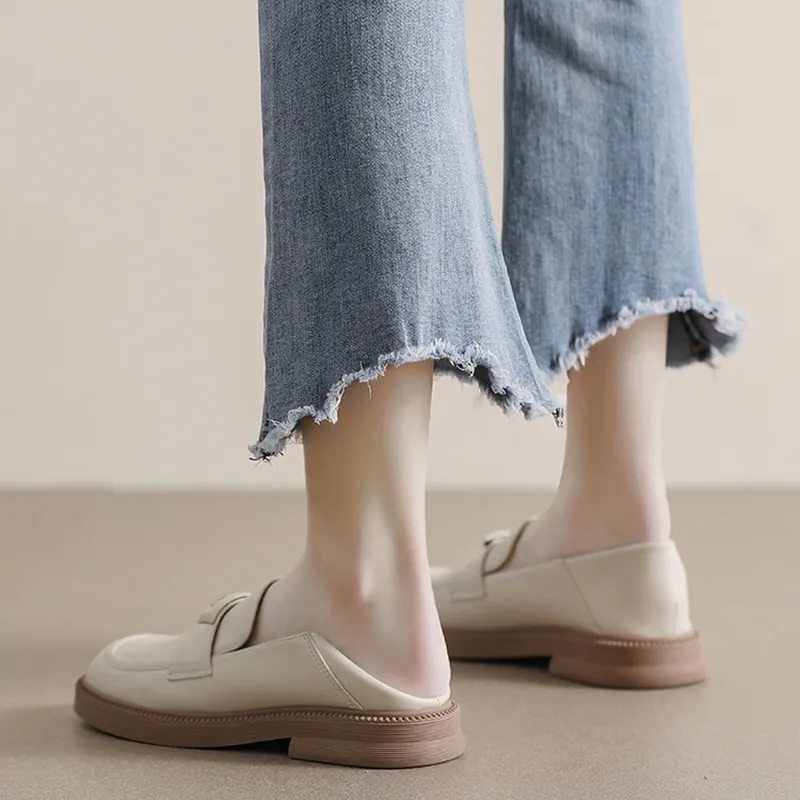 Than than me Loafers Women's Apricot/Black-8