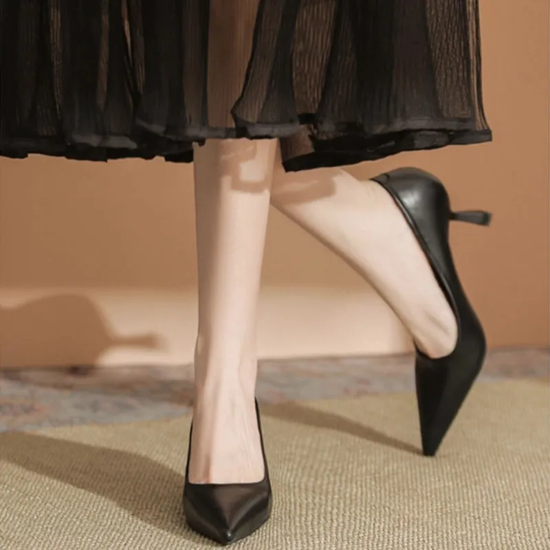 Than Than Me Slim Heel High Heels Women's-9